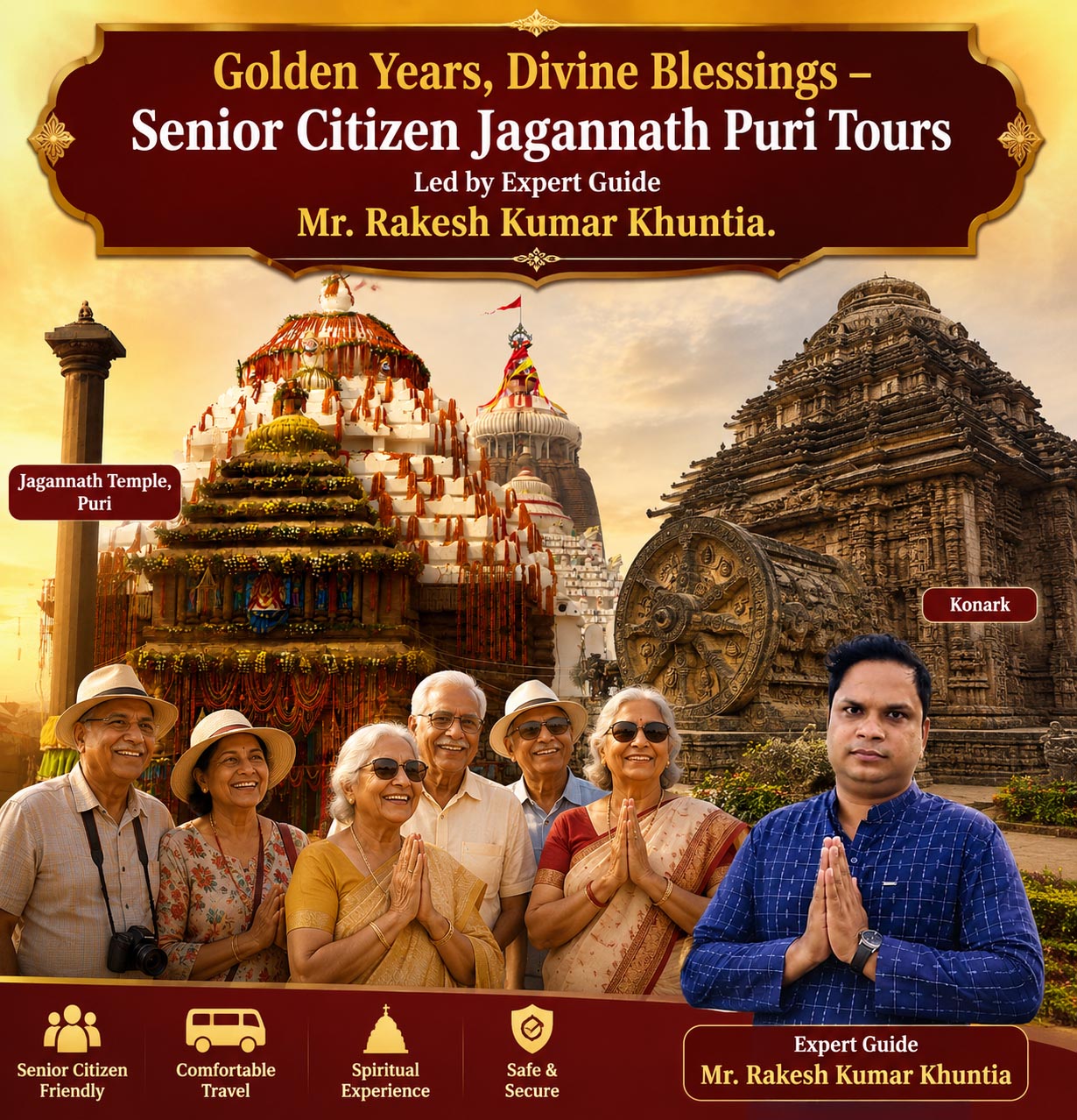 Mr. Rakesh Kumar Khuntia, Founder My Spiritual Holidays & MySpiritualHolidays